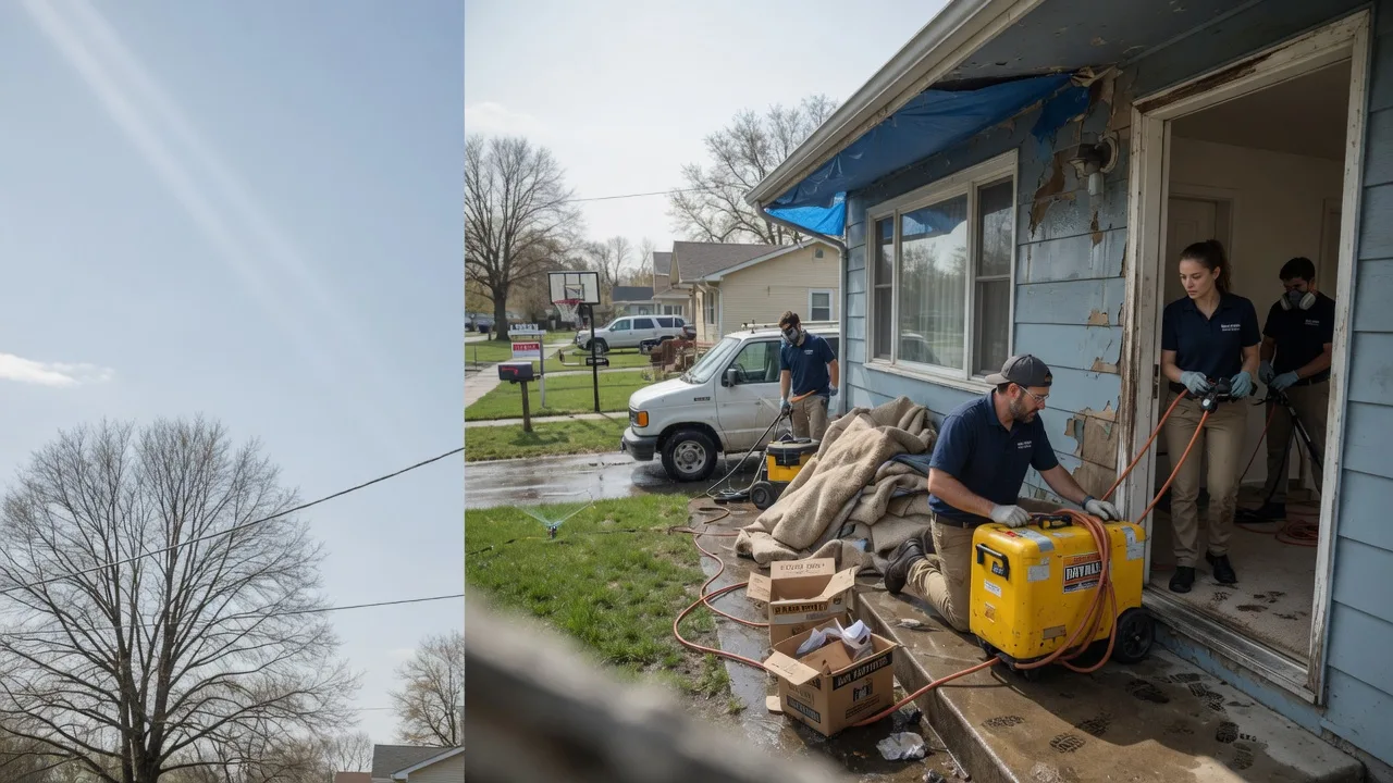 Basement Flood Cleanup in Garrett, WY near me